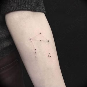 Фото созвездие весов тату 12.07.2019 №002 - constellation Libra tattoo - tattoo-photo.ru