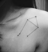 Фото созвездие весов тату 12.07.2019 №005 — constellation Libra tattoo — tattoo-photo.ru