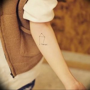 Фото созвездие весов тату 12.07.2019 №006 - constellation Libra tattoo - tattoo-photo.ru