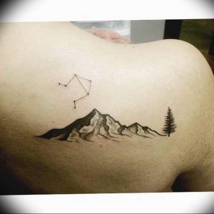 Фото созвездие весов тату 12.07.2019 №008 - constellation Libra tattoo - tattoo-photo.ru