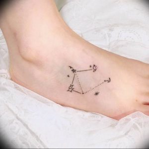 Фото созвездие весов тату 12.07.2019 №017 - constellation Libra tattoo - tattoo-photo.ru