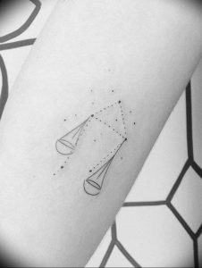 Фото созвездие весов тату 12.07.2019 №019 - constellation Libra tattoo - tattoo-photo.ru