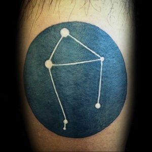 Фото созвездие весов тату 12.07.2019 №021 - constellation Libra tattoo - tattoo-photo.ru