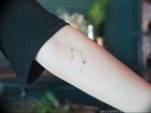 Фото созвездие весов тату 12.07.2019 №023 - constellation Libra tattoo - tattoo-photo.ru