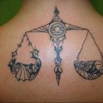 Фото созвездие весов тату 12.07.2019 №026 - constellation Libra tattoo - tattoo-photo.ru
