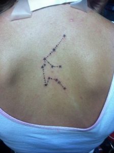 Фото созвездие водолея тату 12.07.2019 №016 - Aquarius constellation tatto - tattoo-photo.ru