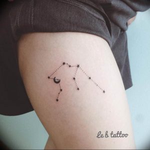 Фото созвездие водолея тату 12.07.2019 №032 - Aquarius constellation tatto - tattoo-photo.ru