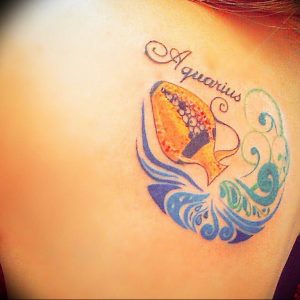 Фото созвездие водолея тату 12.07.2019 №034 - Aquarius constellation tatto - tattoo-photo.ru