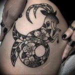 Фото созвездие козерога тату 12.07.2019 №027 - Capricornus Tattoo - tattoo-photo.ru