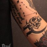 Фото созвездие козерога тату 12.07.2019 №034 - Capricornus Tattoo - tattoo-photo.ru