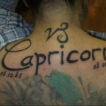 Фото созвездие козерога тату 12.07.2019 №047 - Capricornus Tattoo - tattoo-photo.ru