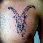 Фото созвездие козерога тату 12.07.2019 №048 - Capricornus Tattoo - tattoo-photo.ru