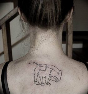 Фото созвездие медведицы тату 12.07.2019 №001 - constellation bears tatt - tattoo-photo.ru