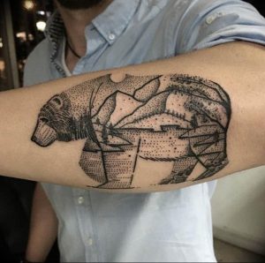 Фото созвездие медведицы тату 12.07.2019 №011 - constellation bears tatt - tattoo-photo.ru