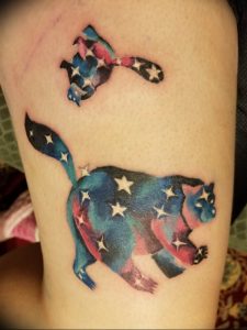 Фото созвездие медведицы тату 12.07.2019 №012 - constellation bears tatt - tattoo-photo.ru