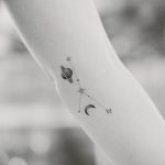 Фото созвездие рака тату 12.07.2019 №012 - constellation cancer tattoo - tattoo-photo.ru