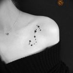 Фото созвездие скорпиона тату 12.07.2019 №001 - constellation scorpion ta - tattoo-photo.ru