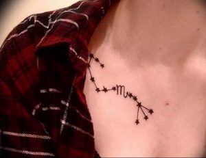 Фото созвездие скорпиона тату 12.07.2019 №027 - constellation scorpion ta - tattoo-photo.ru