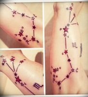 Фото созвездие скорпиона тату 12.07.2019 №038 — constellation scorpion ta — tattoo-photo.ru