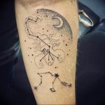 Фото созвездие скорпиона тату 12.07.2019 №040 - constellation scorpion ta - tattoo-photo.ru