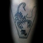 Фото созвездие скорпиона тату 12.07.2019 №042 - constellation scorpion ta - tattoo-photo.ru