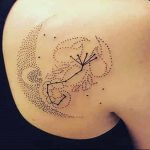 Фото созвездие скорпиона тату 12.07.2019 №069 - constellation scorpion ta - tattoo-photo.ru