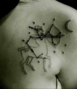 Фото созвездие стрельца тату 12.07.2019 №014 - constellation archer tattoo - tattoo-photo.ru