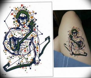 Фото созвездие стрельца тату 12.07.2019 №041 - constellation archer tattoo - tattoo-photo.ru