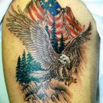 Фото тату горы на плече 23.07.2019 №035 - mountain tattoo on the shoulder - tattoo-photo.ru