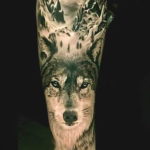 Фото тату горы на предплечье 23.07.2019 №025 - forearm mountain tattoo - tattoo-photo.ru