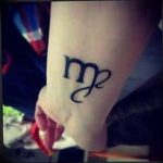 Фото тату созвездие девы 12.07.2019 №010 - tattoo constellation maiden - tattoo-photo.ru