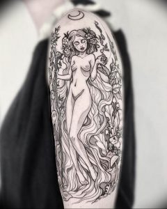 Фото тату созвездие девы 12.07.2019 №012 - tattoo constellation maiden - tattoo-photo.ru
