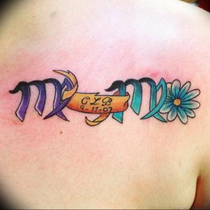 Фото тату созвездие девы 12.07.2019 №016 - tattoo constellation maiden - tattoo-photo.ru