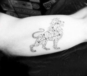 Фото тату созвездие на руке 12.07.2019 №026 - tattoo constellation on arm - tattoo-photo.ru