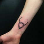 Фото тату созвездие тельца 12.07.2019 №010 - Taurus constellation tattoo - tattoo-photo.ru