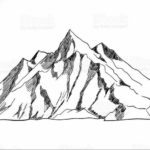 Фото эскиз тату горы 23.07.2019 №066 - sketch of a mountain tattoo - tattoo-photo.ru