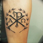 Фото альфа и омега тату 13.08.2019 №004 - alpha and omega tattoo - tattoo-photo.ru