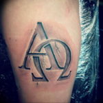 Фото альфа и омега тату 13.08.2019 №007 - alpha and omega tattoo - tattoo-photo.ru