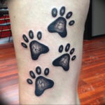 Фото тату кошачьи лапки 12.08.2019 №006 - cat legs tattoo - tattoo-photo.ru