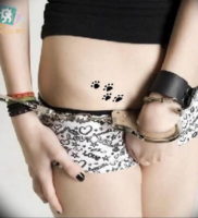 Фото тату для девушек лапки 12.08.2019 №006 — tattoo for girls paws — tattoo-photo.ru