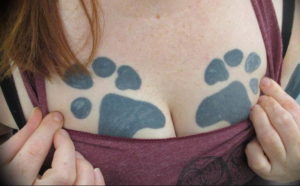 Фото тату для девушек лапки 12.08.2019 №007 - tattoo for girls paws - tattoo-photo.ru