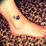 Фото тату кошачьи лапки 12.08.2019 №001 - cat legs tattoo - tattoo-photo.ru
