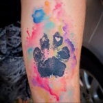 Фото тату лапки 12.08.2019 №052 - paw tattoo - tattoo-photo.ru