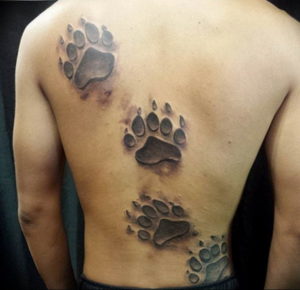 Фото тату лапки 12.08.2019 №081 - paw tattoo - tattoo-photo.ru