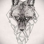 Фото волк тату эскиз 13.09.2019 №016 - wolf tattoo sketch - tattoo-photo.ru