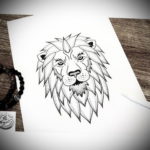 Фото лев тату эскиз 13.09.2019 №037 - lion tattoo sketch - tattoo-photo.ru