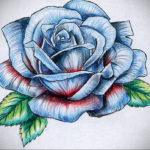 Фото роза тату эскиз 13.09.2019 №035 - rose tattoo sketch - tattoo-photo.ru