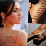Фото тату Меган Фокс 23.09.2019 №074 - Megan Fox Tattoos - tattoo-photo.ru