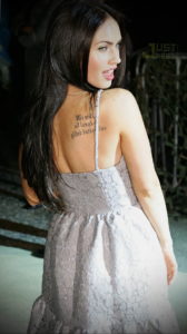 Фото тату Меган Фокс 23.09.2019 №107 - Megan Fox Tattoos - tattoo-photo.ru