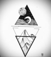 Фото тату геометрия эскизы 13.09.2019 №050 — tattoo geometry sketches — tattoo-photo.ru